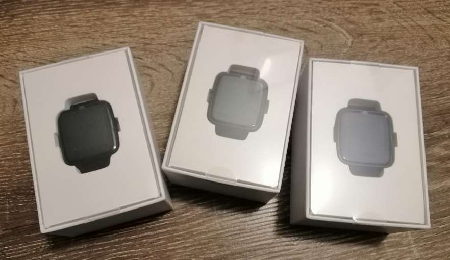 Three PineTime smart watches
